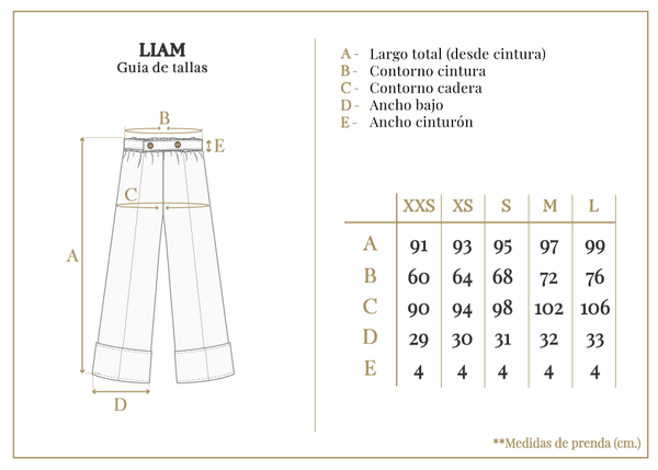 Pantalón LIAM - Lino Natural